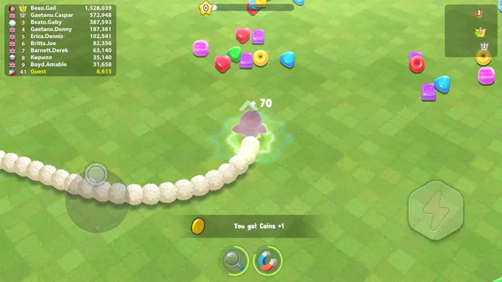 Sweet Crossing: Snake.io android App screenshot 3